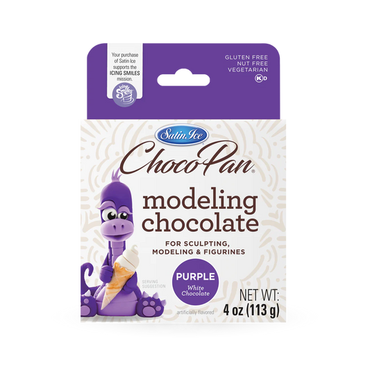 Satin Ice Purple Modeling Chocolate - 4 oz Box