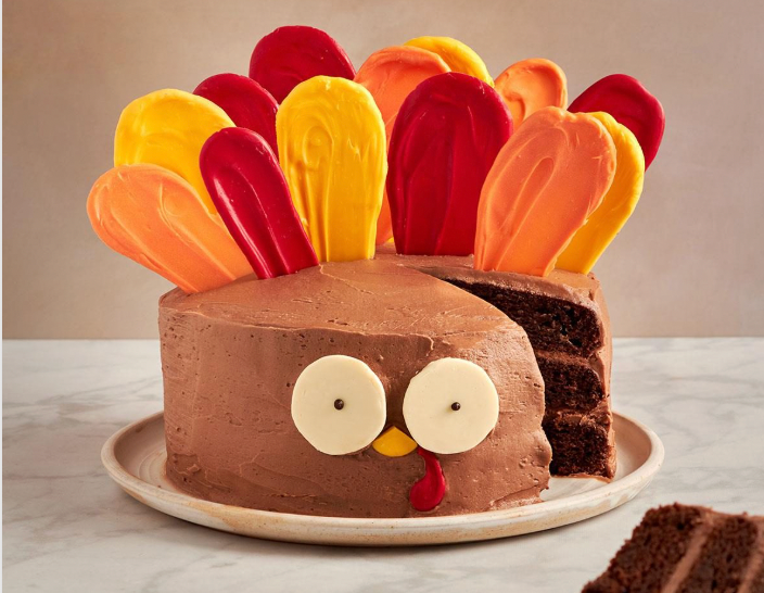 Thanksgiving Turkey Cake for kids