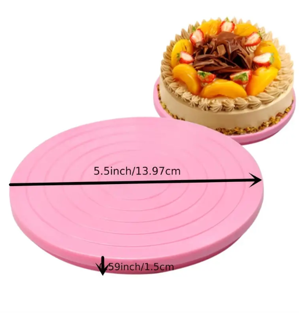 5.5 Inch Turntable for Smooth Spinning and Convenient Decorating