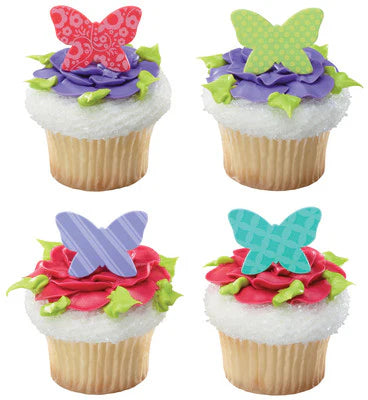 Butterfly Garden Cupcake Ring