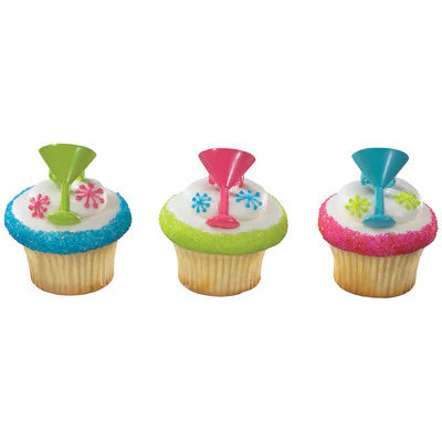 Cocktail Glass Cupcake Ring