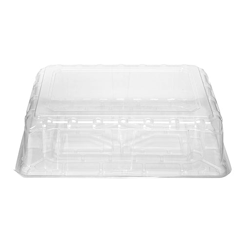 20”x 15”x 5” Clear Lid & Clear Base Half Sheet Cake Dome
