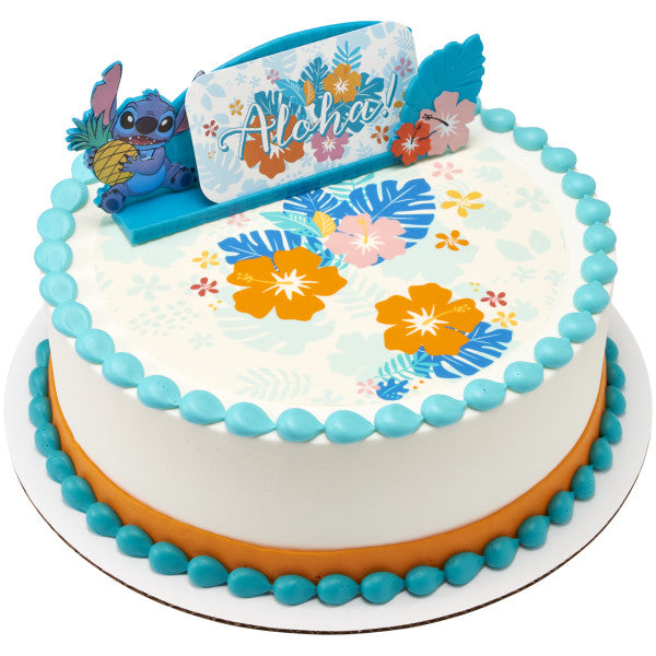 Disney's Stitch Aloha Cake Topper