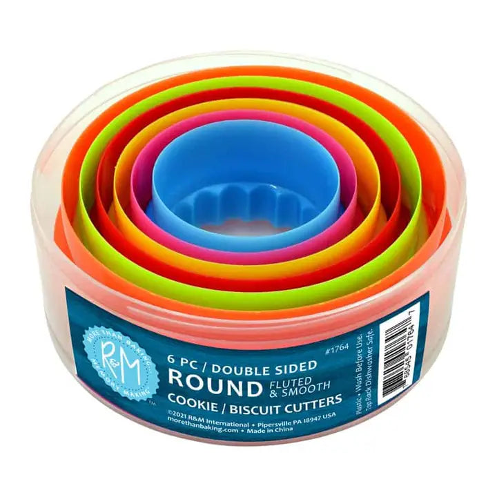 Round 6 Pc Biscuit Cutter Set