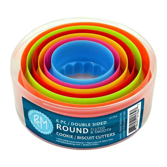 Round 6 Pc Biscuit Cutter Set