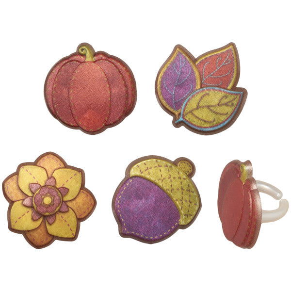 Harvest of Hues Cupcake Rings