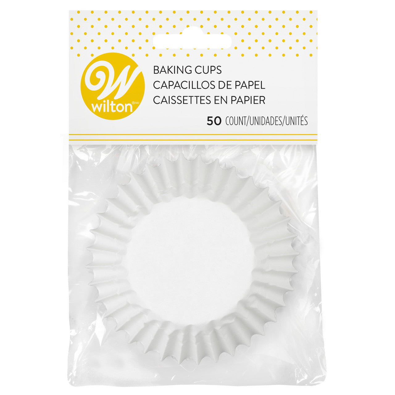 Jumbo White Cupcake Liners