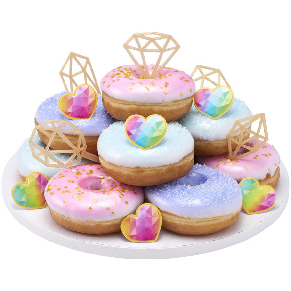Gold Geometric Cake Kit
