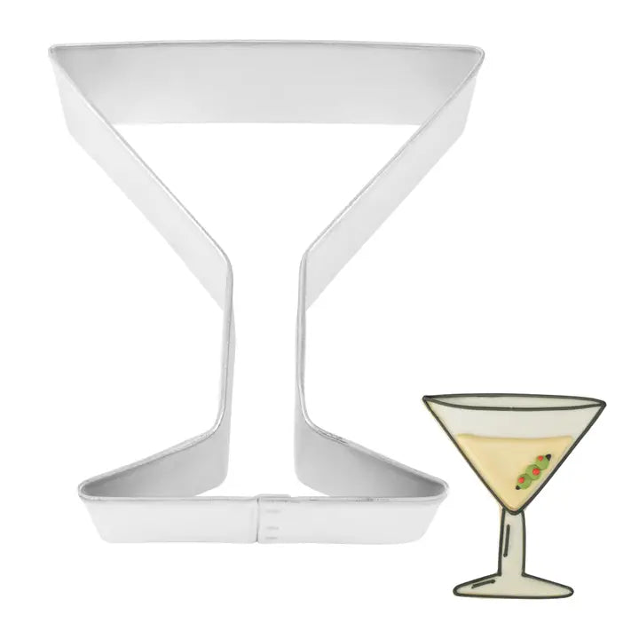 Martini Glass Cookie Cutter (4")