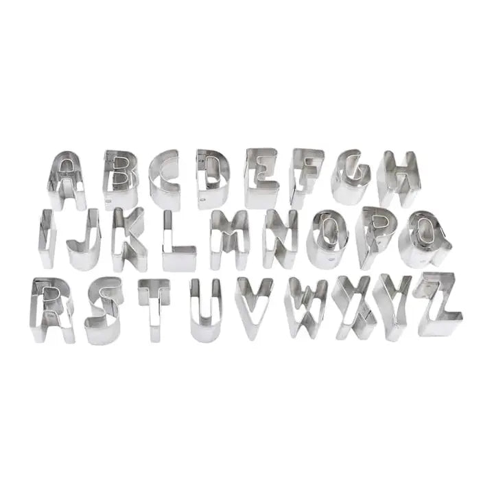 Mini Alphabet 26 Pc Cookie Cutter Set