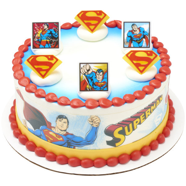 Superman™ Cupcake Rings
