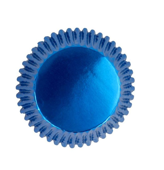 Metallic Baking Cup - Blue Pk/30