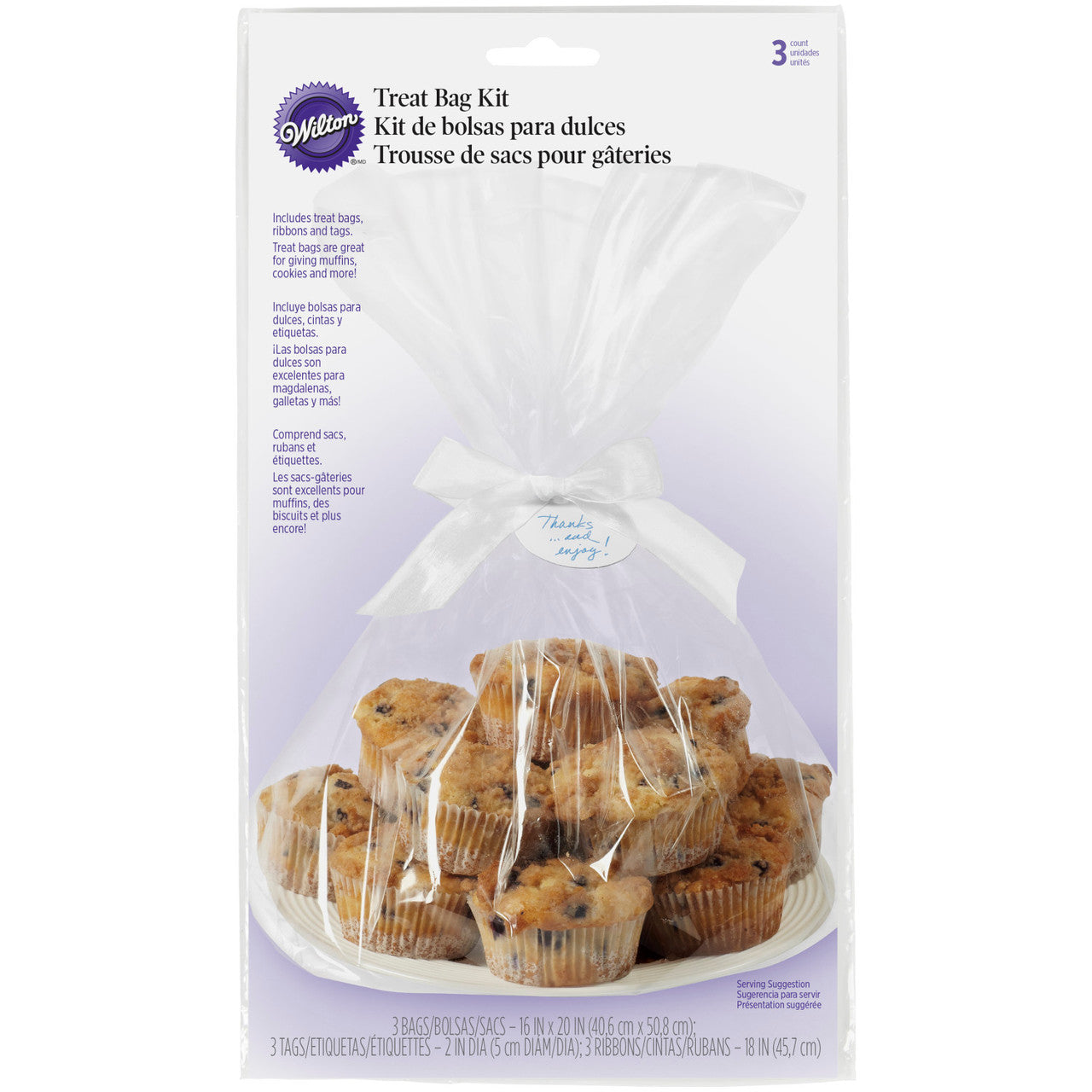 Clear Large Treat Bags Kit