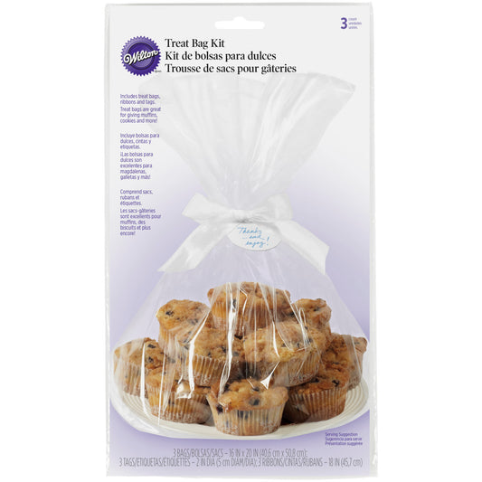 Clear Large Treat Bags Kit