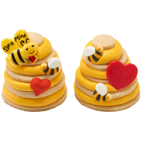 Bee Mine Cupcake Rings