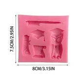 Graduation Set Silicone Mold