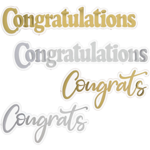 Congratulations Foil Script Assortment Layon