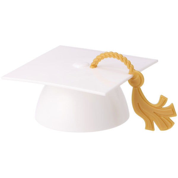 White Grad Cap With Tassel