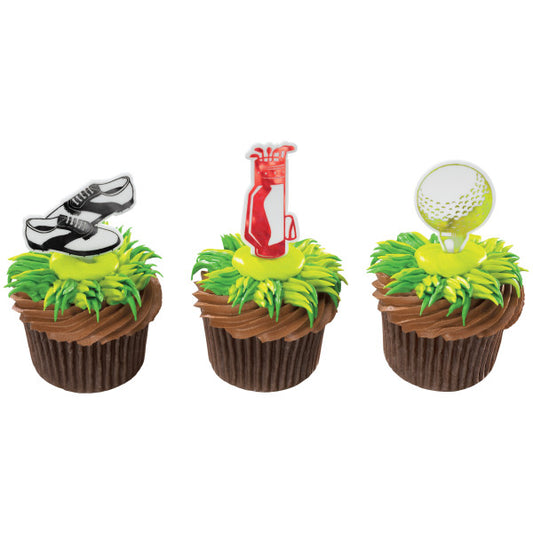 Golf Cupcake Picks