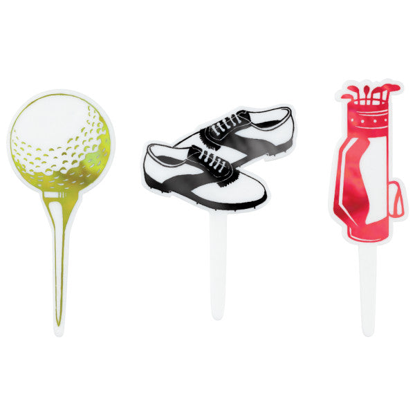 Golf Cupcake Picks
