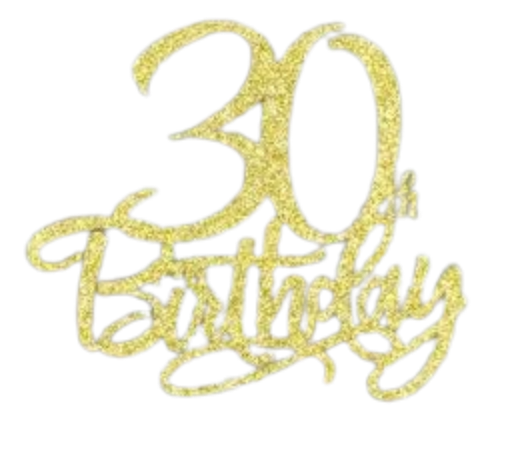 30th Birthday Cake Topper