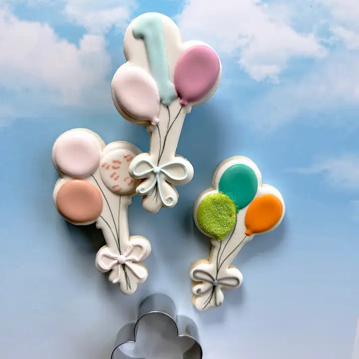 Balloon Bunch Cookie Cutter (4.5")