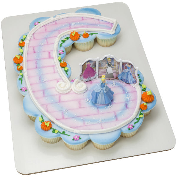 Cinderella Transforms Cake topper