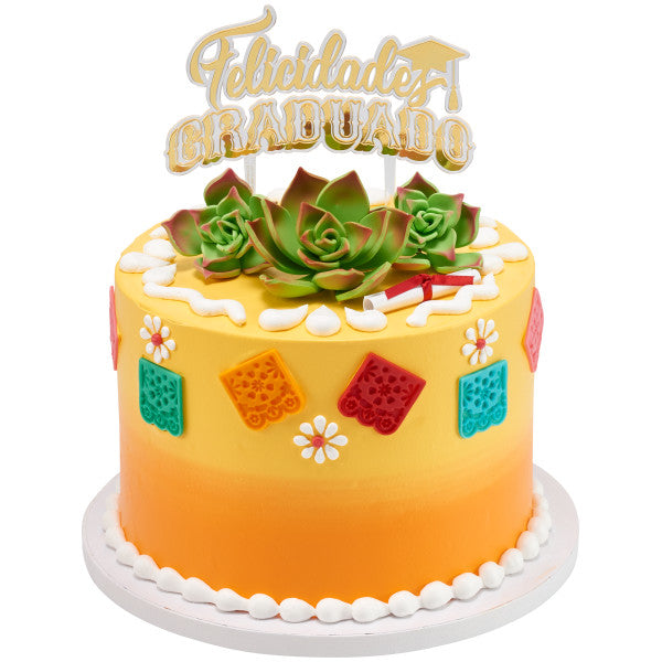 Felicidades Graduado Vertical Layon