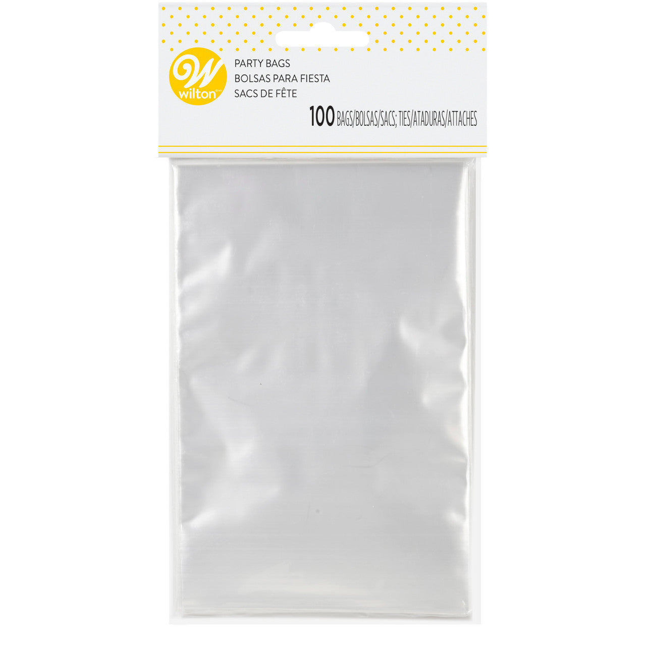 Clear Treat Bags 4 x 6 in., 100-Count