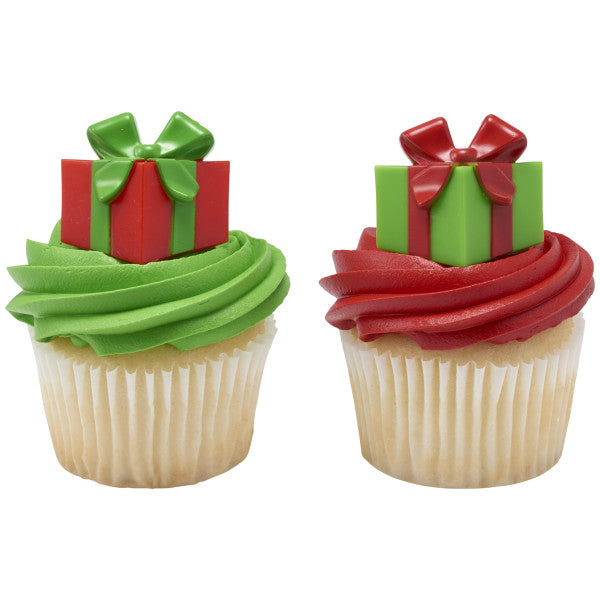 Holiday Gifts Cupcake Picks