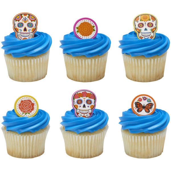 Día de los Muertos Assortment Cupcake Rings