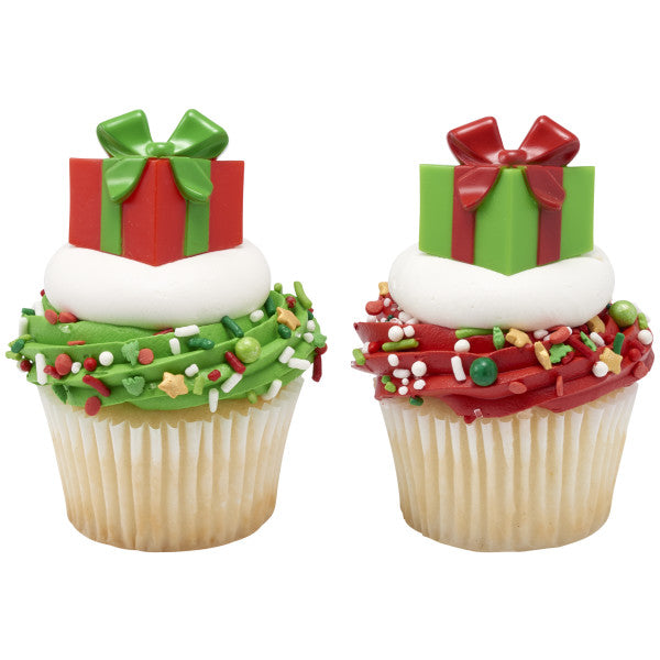 Holiday Gifts Cupcake Picks
