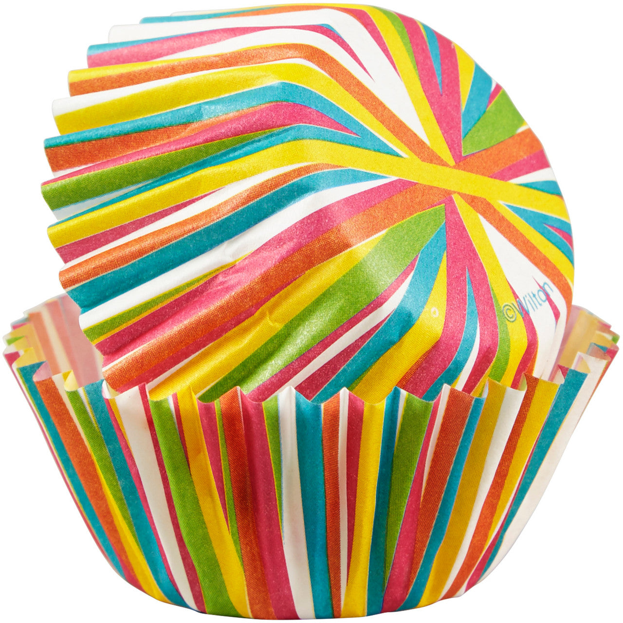 Color Wheel Mini Cupcake Liners, 100-Count