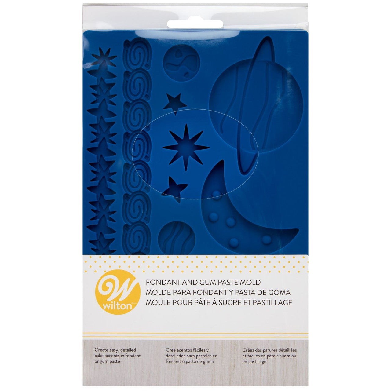 Outer Space Silicone Fondant and Gum Paste Mold, 11-Cavity