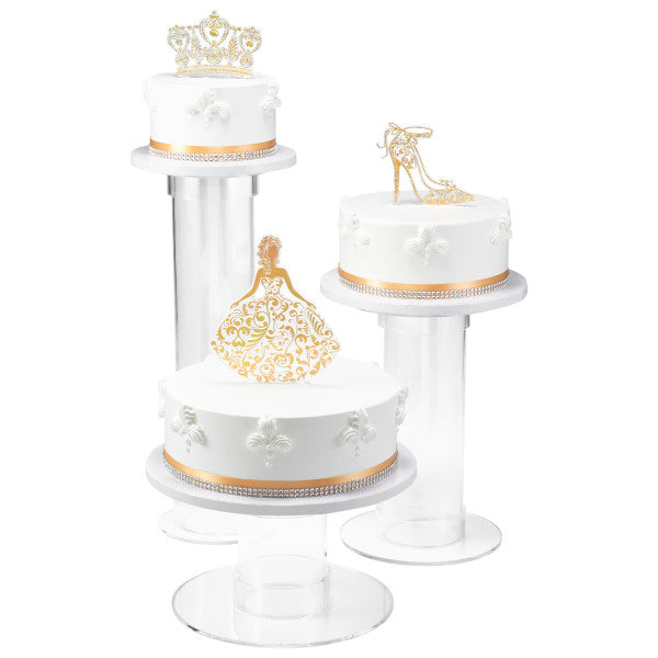 Gold / SilverQuinceañera Cake Kit