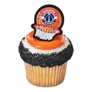 NBA Team Net Cupcake Rings - Washington Wizards