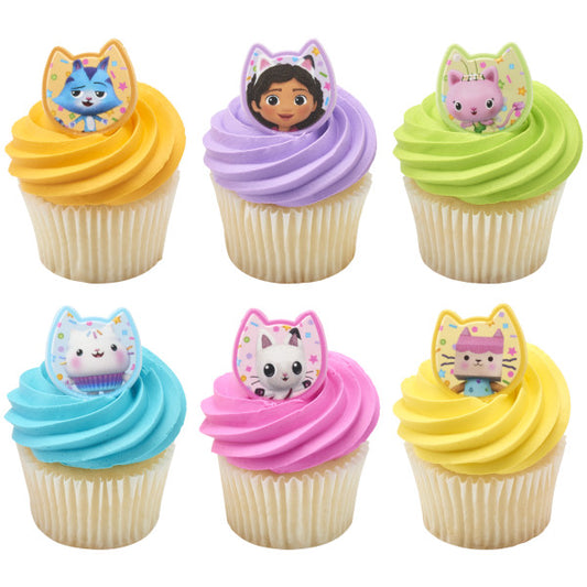Gabby's Dollhouse Cupcake Rings