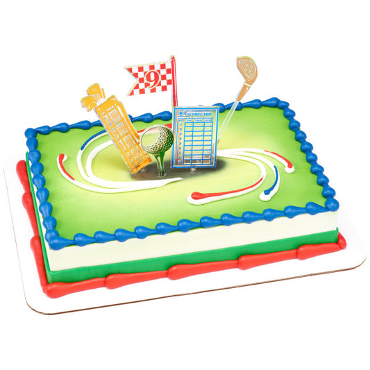 Golf Cake Topper Kit