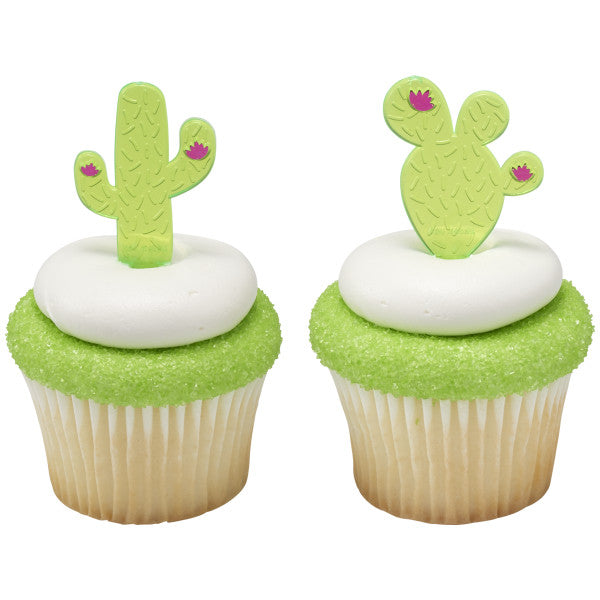 Cactus Assortment Cupcake Picks