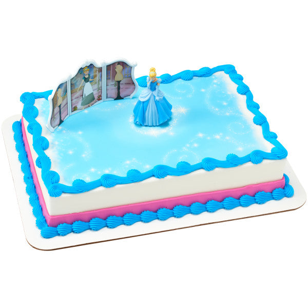 Cinderella Transforms Cake topper