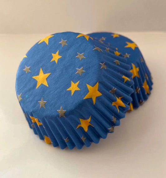 GOLDEN STAR - Cupcake Liners - Standard - 60 Per Pack