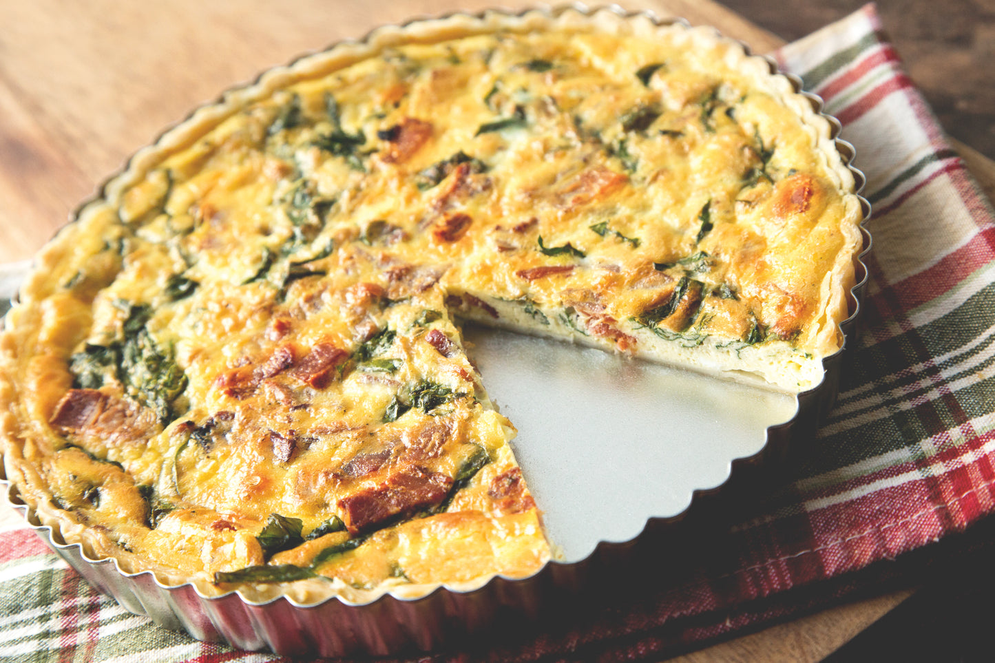 9.5" Loose Bottom Tartlet/Quiche Pan