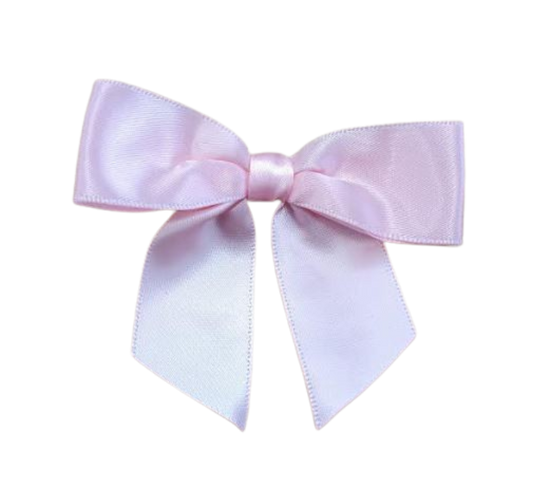 Pink Twist Tie Bows