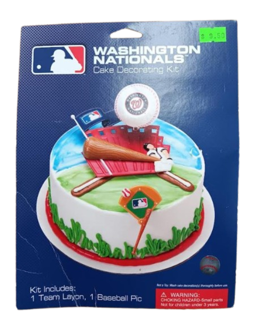 Washington Nationals Cake Decorating Kit