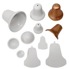 Bell Molds With Separator & Half Ball Molds Set Of 9
