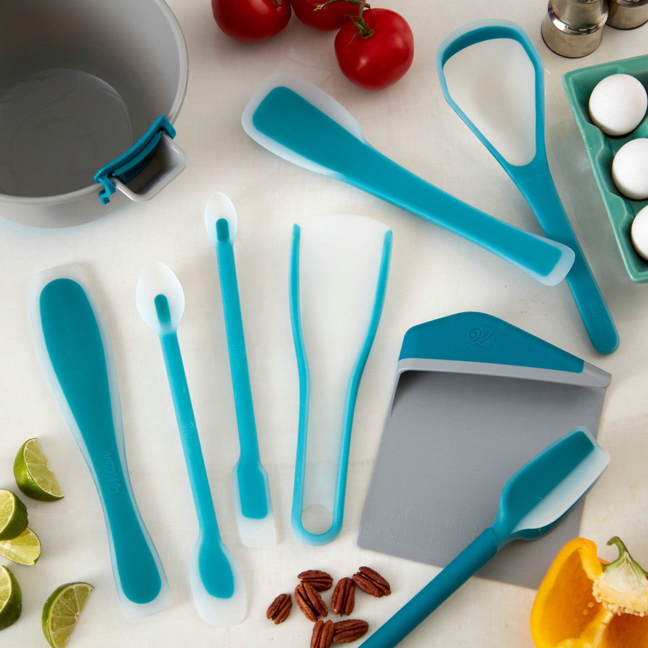 Versa-Tools Measure and Scrape Spatula Set for Cooking and Baking, 2-Piece