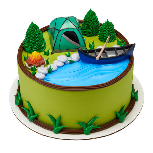 Fireside Camp Cake Topper