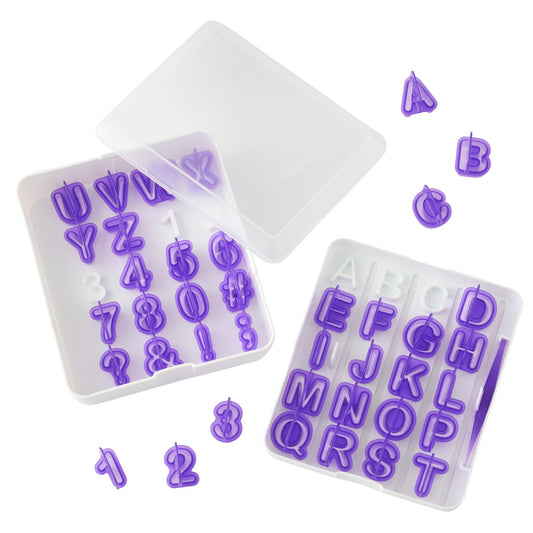 Fondant Letter & Number Cutters Set