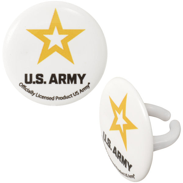 United States Army® Cupcake Rings