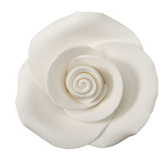White 2" Rose